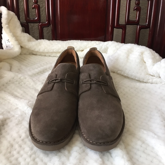 Clarks Un Av Kaki Suede Unstructured (size 10M) - Picture 1 of 5
